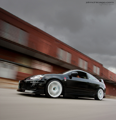  Flex coilovers to give the DC5 a proper stance while other supplementary 