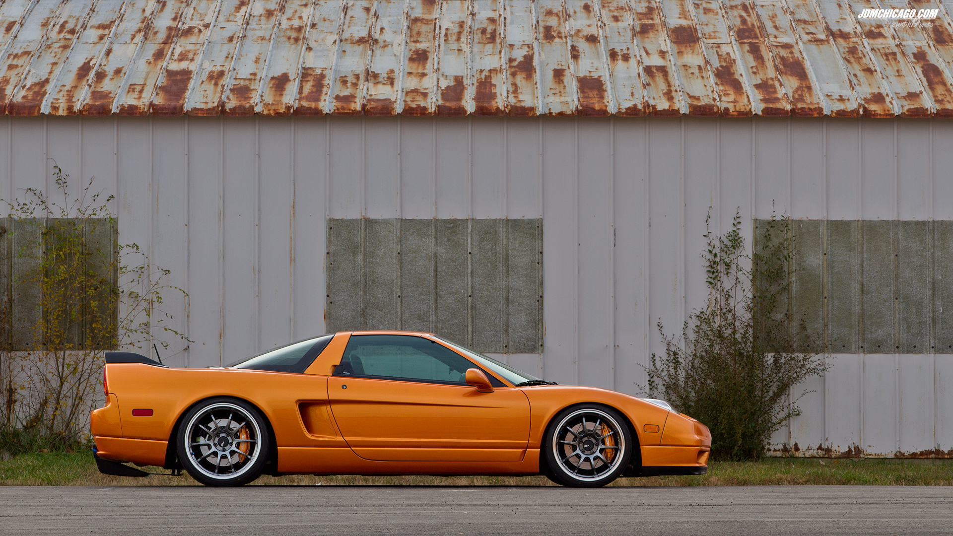 Honda NSX оранжевая