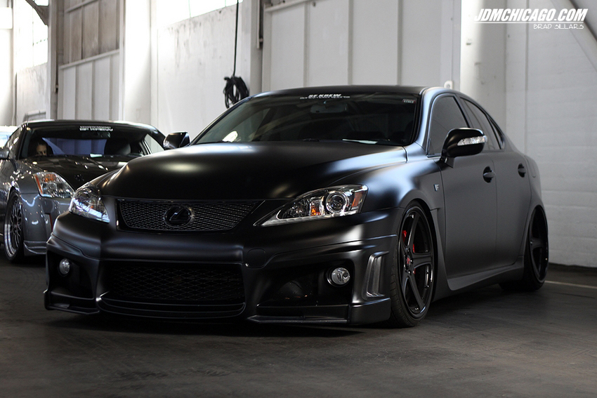 Pretty wild ISF in a menacing satin black finish